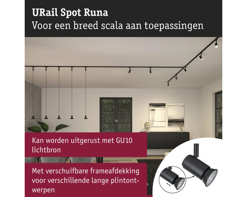 Spot URail Runa într-un living