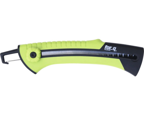 Cuțit universal cu lamă retractabilă și logo for.q