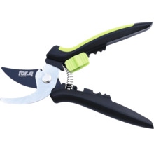 Foarfece de grădină cu mecanism cu arc și mânere din plastic