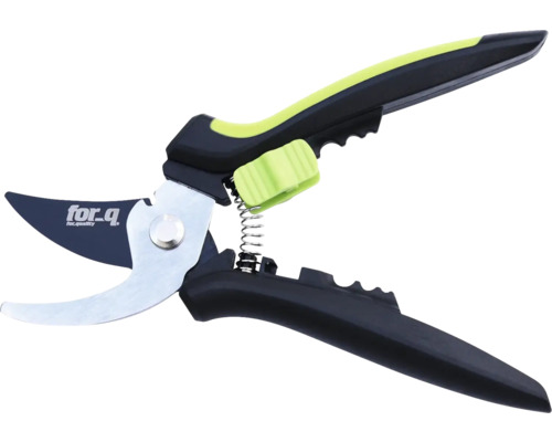 Foarfece de grădină cu mecanism cu arc și mânere din plastic