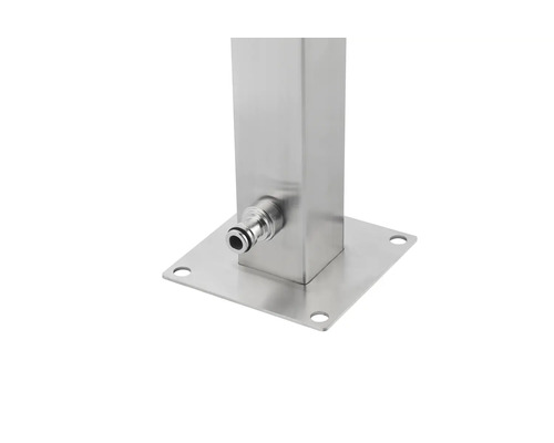 Coloană din oțel inoxidabil cu racord pentru robinet