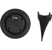 Placă de bază și țăruș de împământare pentru corp de iluminat de grădină