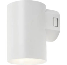 Lumină de perete albă cu lumină îndreptată în jos