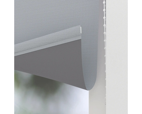 Rulou gri cu lanț pentru decorarea ferestrelor