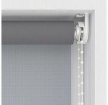 Rulou gri cu lanț pentru decorarea ferestrelor