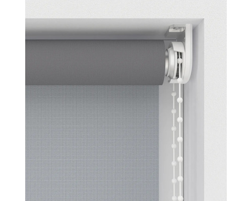 Rulou gri cu lanț pentru decorarea ferestrelor