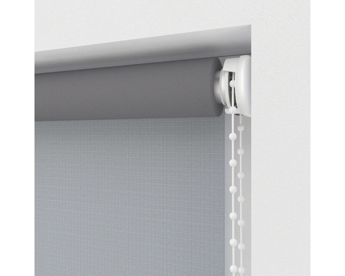 Rulou gri cu lanț pentru decorarea ferestrelor