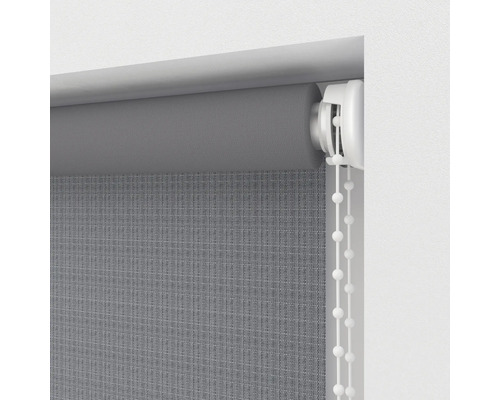 Rulou gri cu lanț pentru decorarea ferestrelor