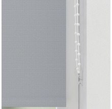 Rulou gri din material textil cu lanț pentru decorarea ferestrelor