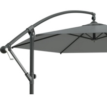 Umbrelă suspendată cu mecanism de manivelă