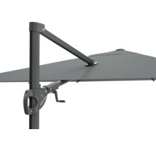 Imagine detaliată cu o umbrelă de soare cu mecanism de manivelă