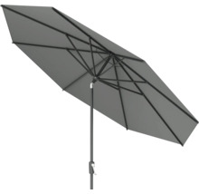 Umbrelă de soare dreptunghiulară gri pentru exterior