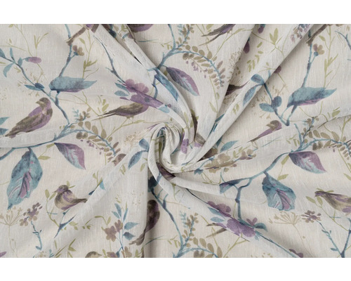 Material decorativ cu model de păsări și plante pentru interior