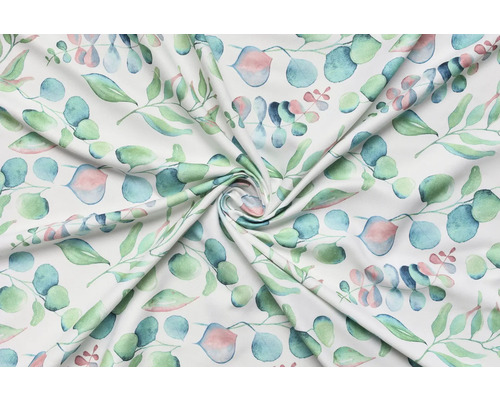 Material textil cu imprimeu de eucalipt