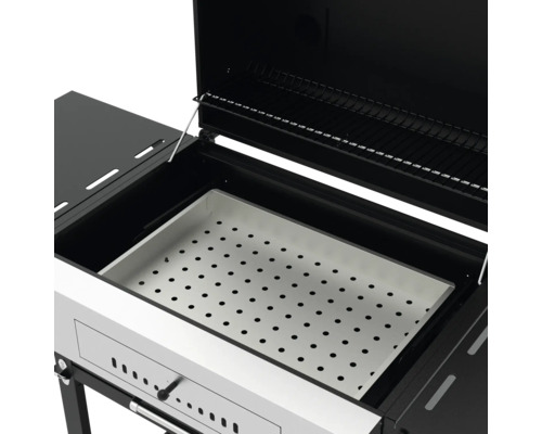 Grătar cu cărbune cu cuvă pentru cărbune