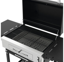 Grătar deschis pe cărbune cu spații de depozitare