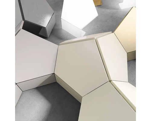 Prim-plan cu elemente decorative geometrice