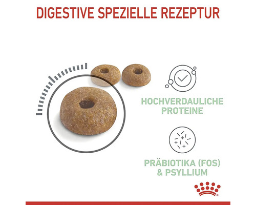 Hrană uscată pentru câini Royal Canin Digestive Care cu proteine foarte digestibile, probiotice și psyllium