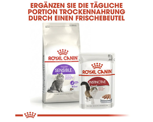 Royal Canin Sensible 33 hrană uscată și hrană umedă Instinctive pentru pisici