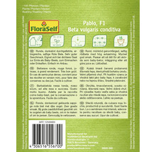 Pachet de semințe de sfeclă roșie FloraSelf Pablo F1