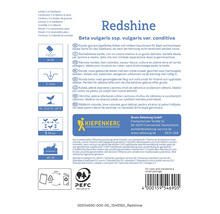 Bandă de semințe sfeclă roșie Redshine cu instrucțiuni de cultivare