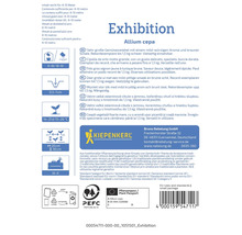 Informații despre ceapa de legume Exhibition Allium cepa, inclusiv instrucțiuni și logo-ul Kiepenkerl