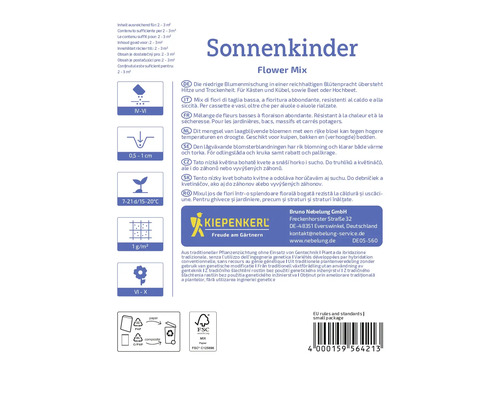 Ambalaj Sonnenkinder Flower Mix