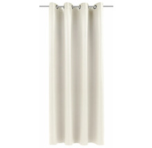 Perdea opacă cu bride metalice