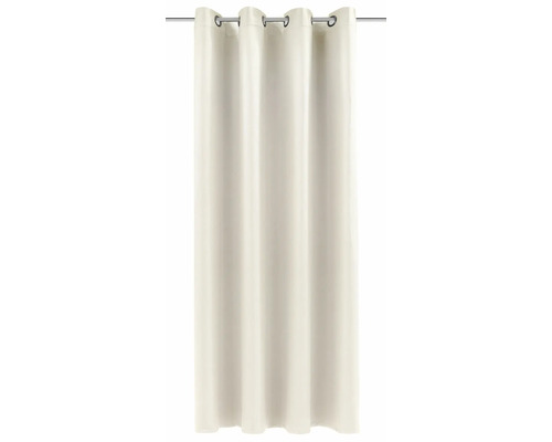 Perdea opacă cu bride metalice