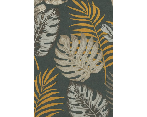 Tapet cu model de plante tropicale