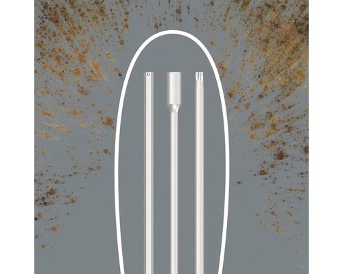 Trei biți de șurubelniță cu profile diferite