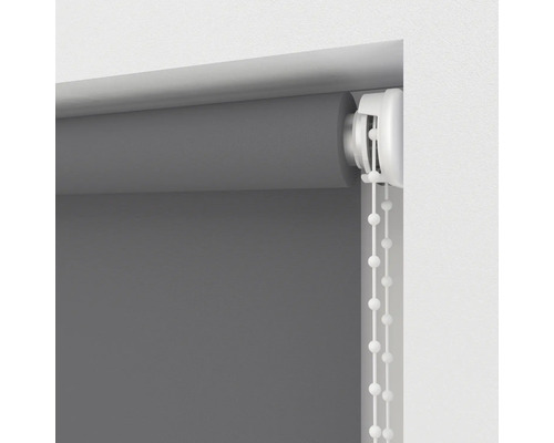 Rulou gri cu lanț pentru decorarea ferestrelor