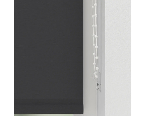 Rulou gri închis cu lanț pentru decorarea ferestrelor