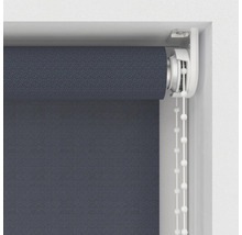 Detaliu jaluzea rulou laterală gri închis