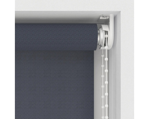 Detaliu jaluzea rulou laterală gri închis