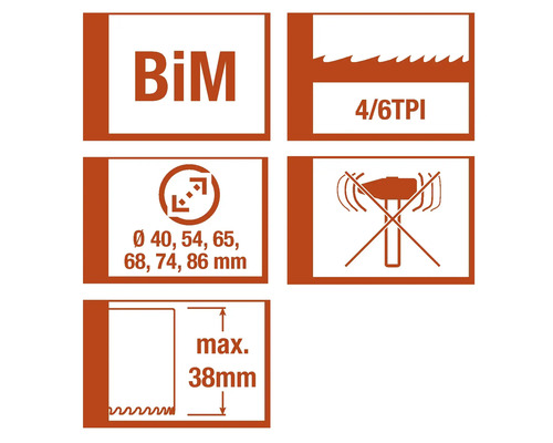 Informații despre pânza de ferăstrău circular bimetalică
