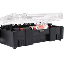 Set de biți în carcasă neagră cu capac transparent