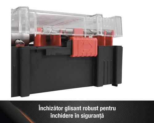 Set de burghie în cutie de depozitare