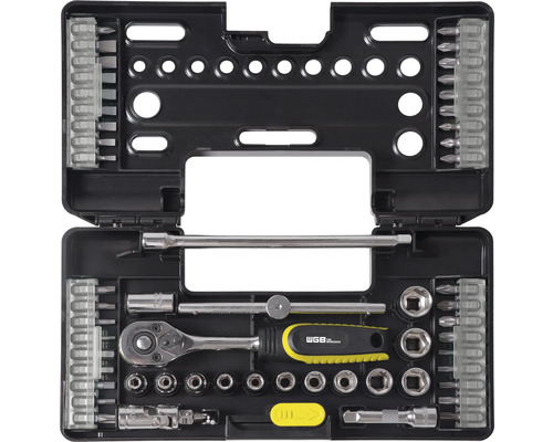 Set de scule cu cheie, tubulare și biți