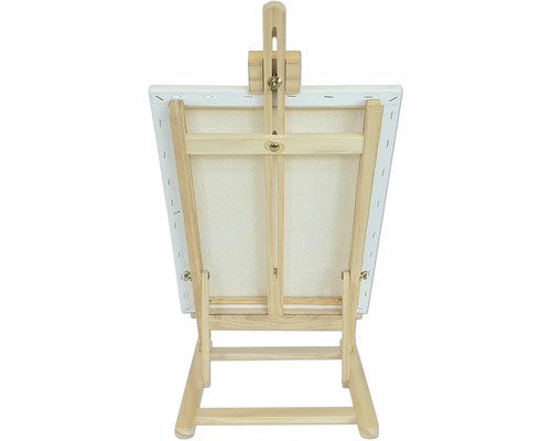 Șevalet de lemn cu pânză din spate