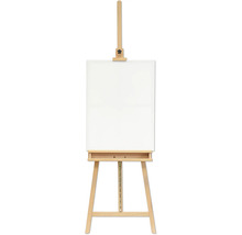 Șevalet din lemn cu pânză pentru materiale de artă