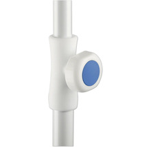 Imagine detaliată a unei țevi sanitare cu ventil de închidere