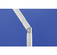 Prim-plan cu bară albă înclinabilă cu piesă de conectare