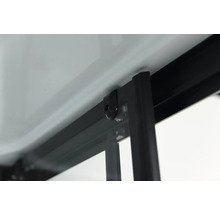 Imagine detaliată a unei bare de acoperiș cu fixare