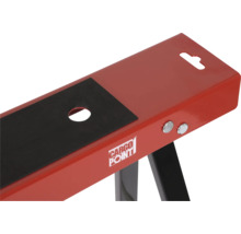 Logo Cargo Point. Capră cu suprafață antiderapantă pentru lucru în siguranță.