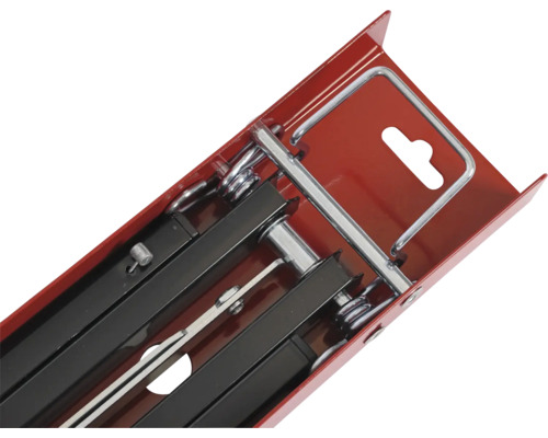 Tăietor de faianță în cutie de transport roșie