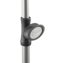 Detaliu umbrelă de soare cu logo-ul Schneider Schirme