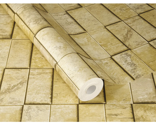Rola de tapet cu model de piatră pentru decorarea pereților