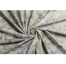 Material textil cu model de frunze în stil înfășurat