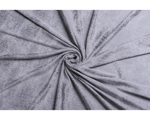 Material textil gri pentru mobilă cu model abstract, drapat